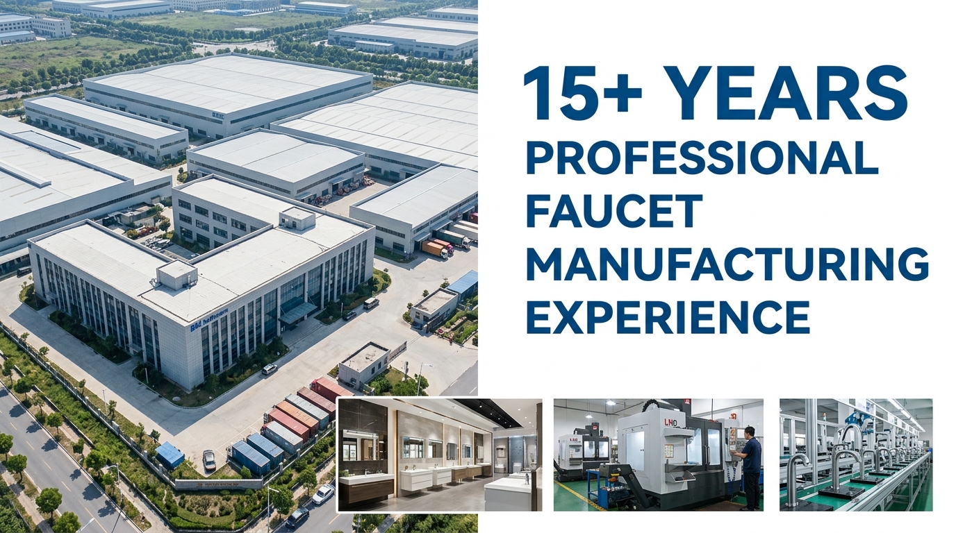 15+ Years Professional Faucet Manufacturing Experience - BM Bathware