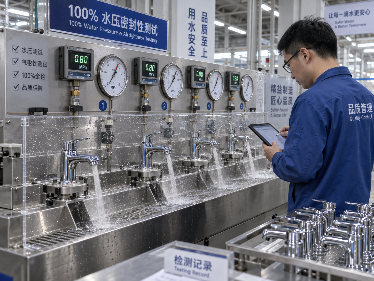 100% Dual Pressure Leak Testing