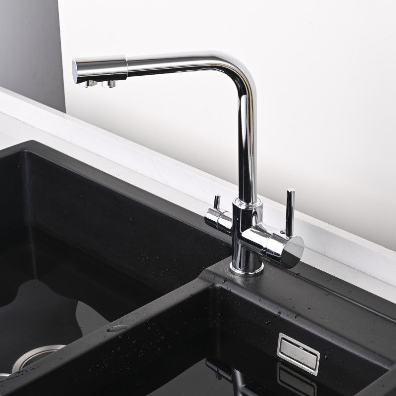 Polished Chrome 7-Shape Pure Water Faucet