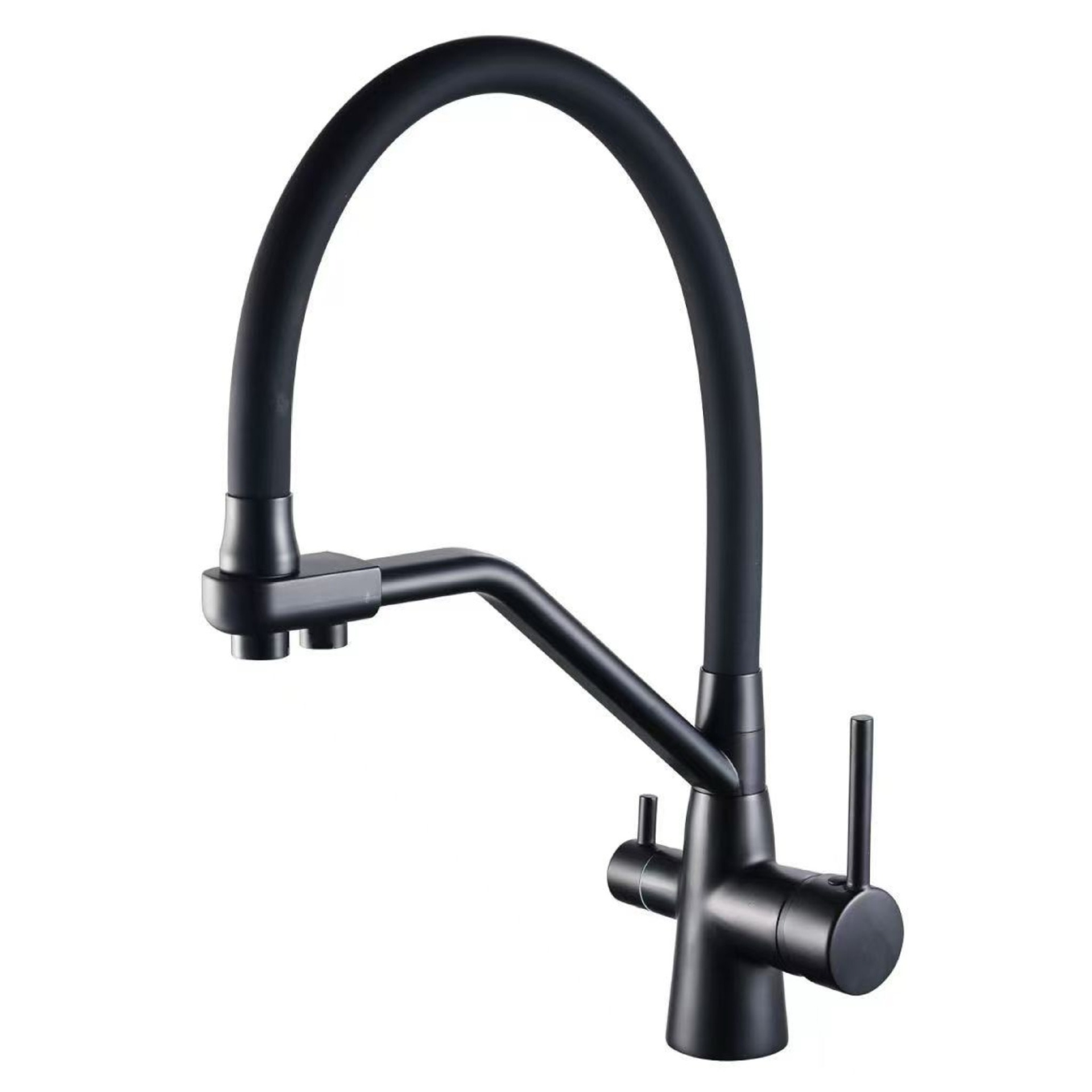 Matte Black Goddess Water Purifier Faucet